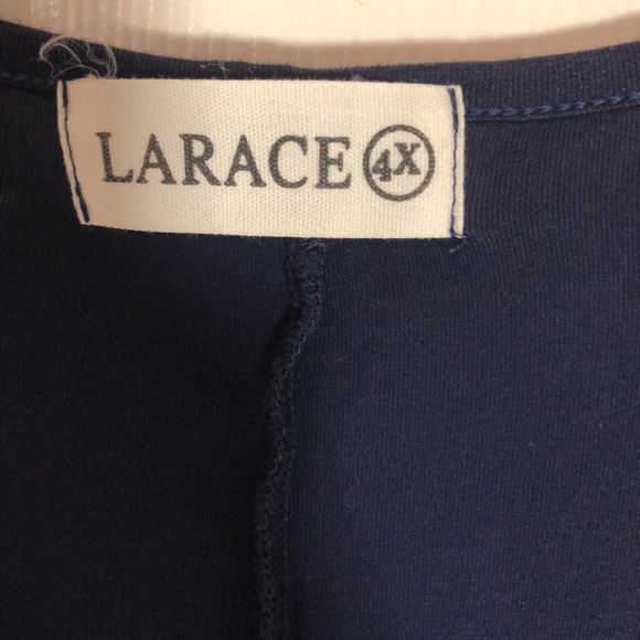 Larace navy blue tunic size 4X - Picture 3 of 6